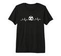 Soccer Heartbeat Soccer Lover Ball T-Shirt - Minimalist Print for Adults