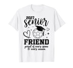 2027 Senior Soccer Friend Proud T-Shirt - Fun Novelty Design for Adults
