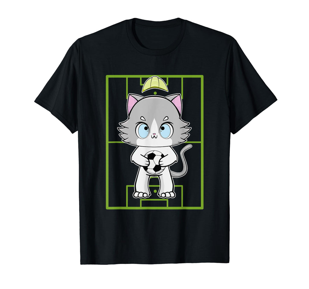 Ragdoll Cat Anime Feline Soccer T-Shirt - Casual Everyday Wear Unisex