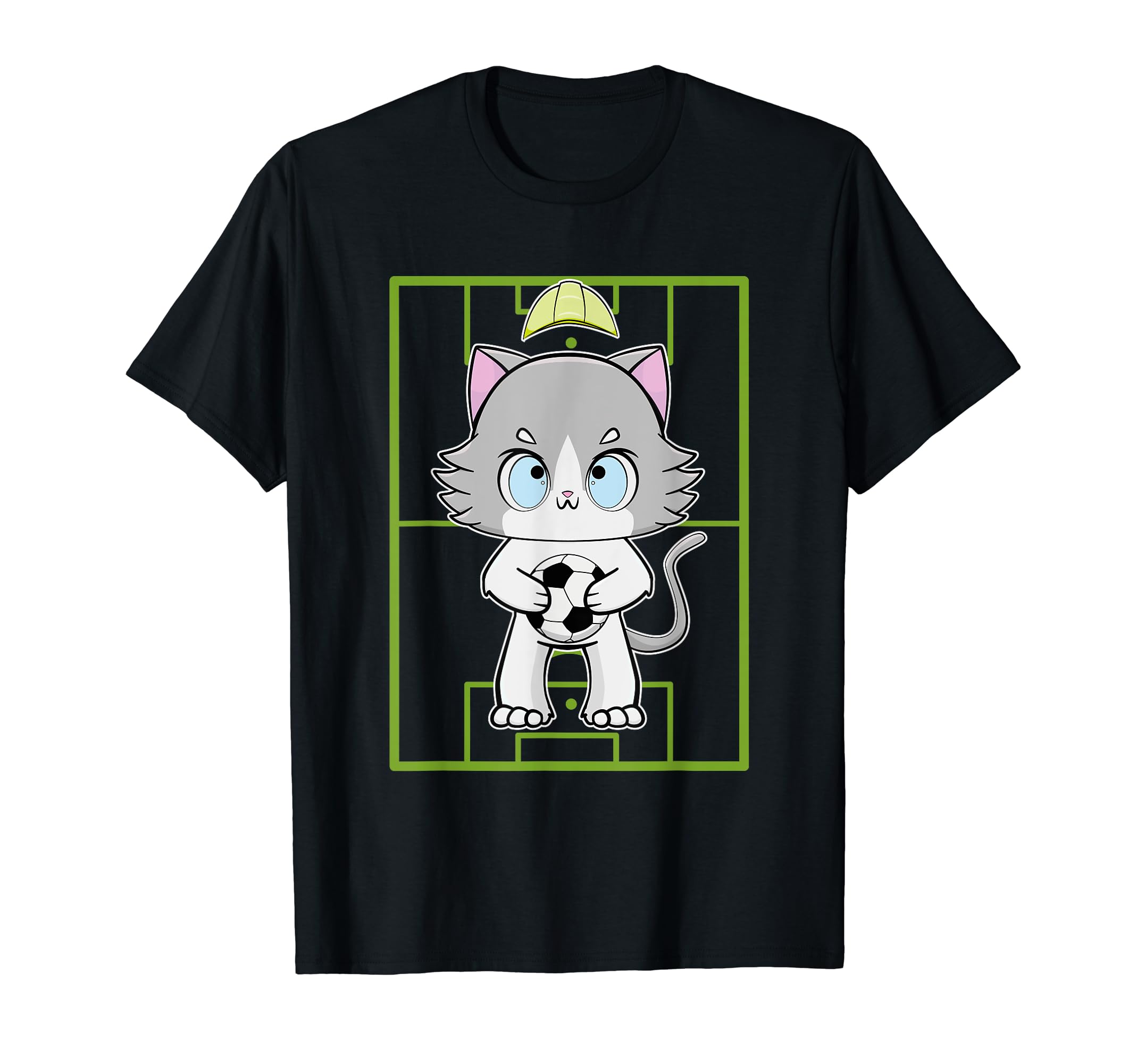 Ragdoll Cat Anime Feline Soccer T-Shirt - Casual Everyday Wear Unisex
