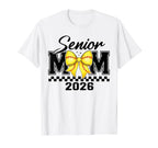 Groovy Senior Mom Softball Class 2026 T-Shirt - Graphic Print Men Women