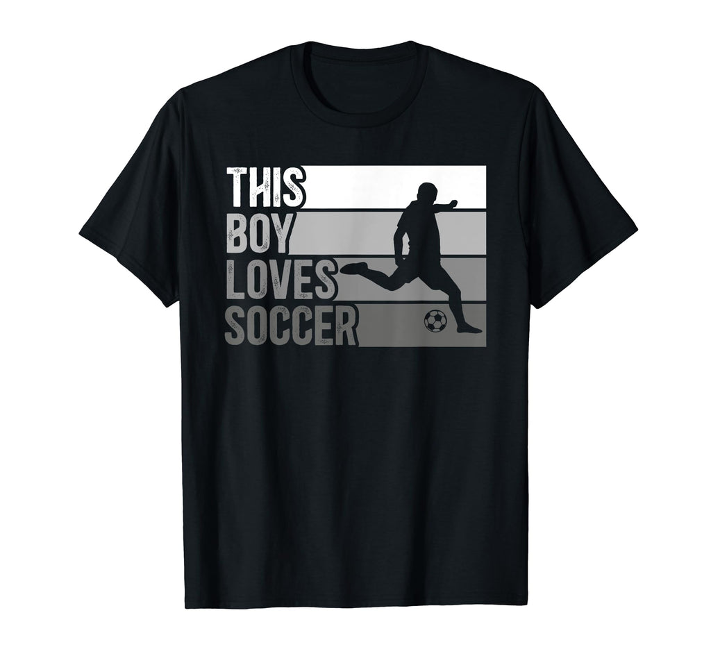 Funny This Loves Soccer T-Shirt - Novelty Apparel Men Women
