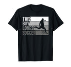 Funny This Loves Soccer T-Shirt - Novelty Apparel Men Women