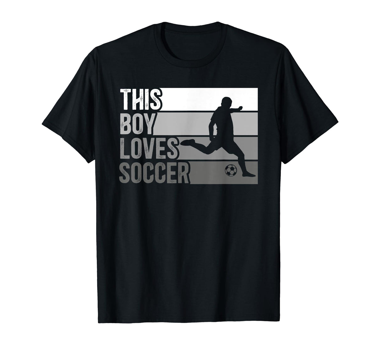 Funny This Loves Soccer T-Shirt - Novelty Apparel Men Women