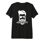 Mens Dad Both Baseball Soccer Dad T-Shirt - Minimalist Print for Adults