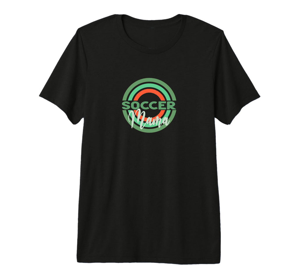 Soccer Mama Modern Soccer Circles Tri T-Shirt - Custom Art Print Men Women