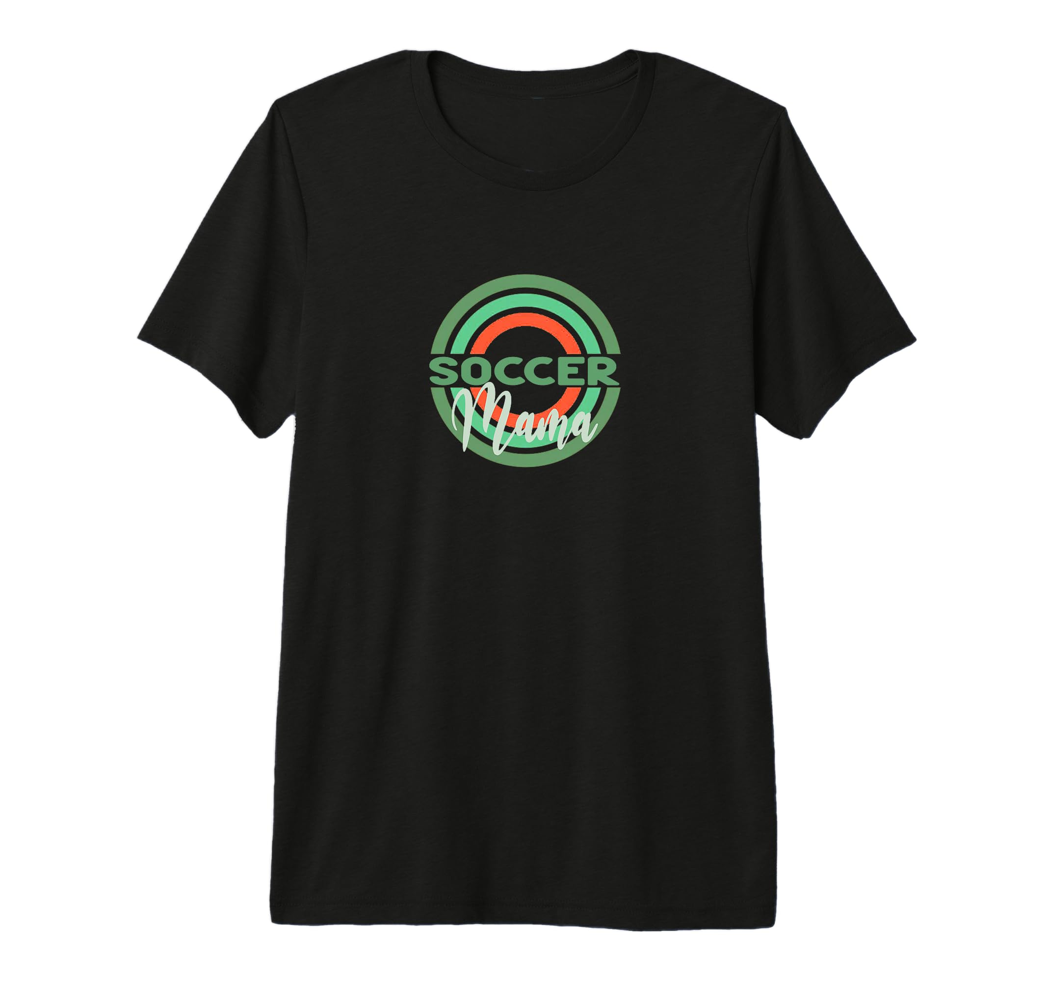 Soccer Mama Modern Soccer Circles Tri T-Shirt - Custom Art Print Men Women