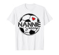 Soccer Nannie Soccer Player Family T-Shirt - Custom Art Print for Adults