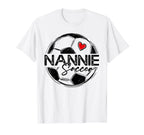 Soccer Nannie Soccer Player Family T-Shirt - Custom Art Print for Adults