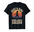 Just Who Loves Soccer Womens Soccer T-Shirt - Custom Art Print Unisex