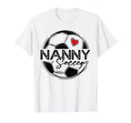 Soccer Nanny Soccer Player Family Matching T-Shirt - Trendy Graphic Unisex