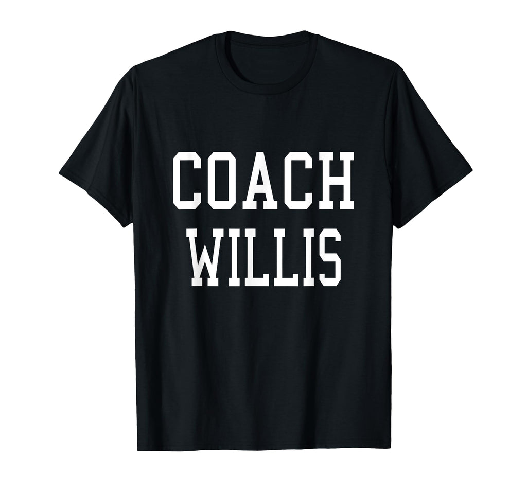 Coach Willis Custom Football Soccer T-Shirt - Graphic Print for Adults