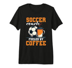 Coaching Soccer Dad Coach Soccer T-Shirt - Custom Art Print Men Women