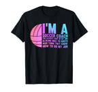 Im Soccer Coach Hardest Part My Job Sport T-Shirt - Unique Graphic Unisex