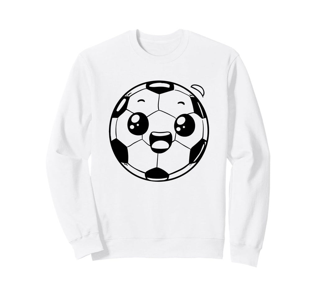 Soccer Ball Comic Team Sport And Sweatshirt - Graphic Print for Adults