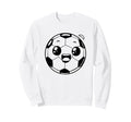 Soccer Ball Comic Team Sport And Sweatshirt - Graphic Print for Adults