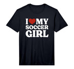 I Love My Soccer Soccer Lover T-Shirt - Aesthetic Graphic Men Women