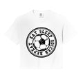 Eat Sleep Soccer Repeat Soccer T-Shirt - Custom Art Print for Adults
