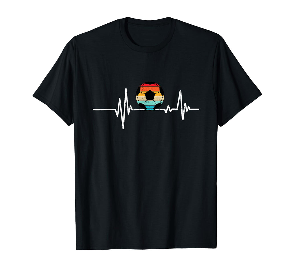 Soccer Heartbeat Soccer Ball Heartbeat T-Shirt - Trendy Graphic Unisex