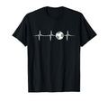 Soccer Heartbeat T-Shirt - Unique Graphic Men Women