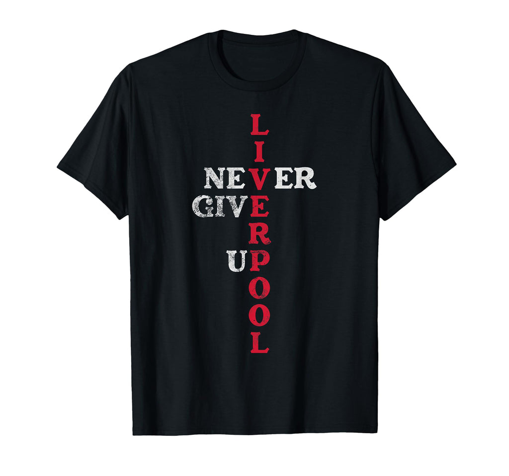Liverpool England Uk Soccer T-Shirt - Aesthetic Graphic for Adults