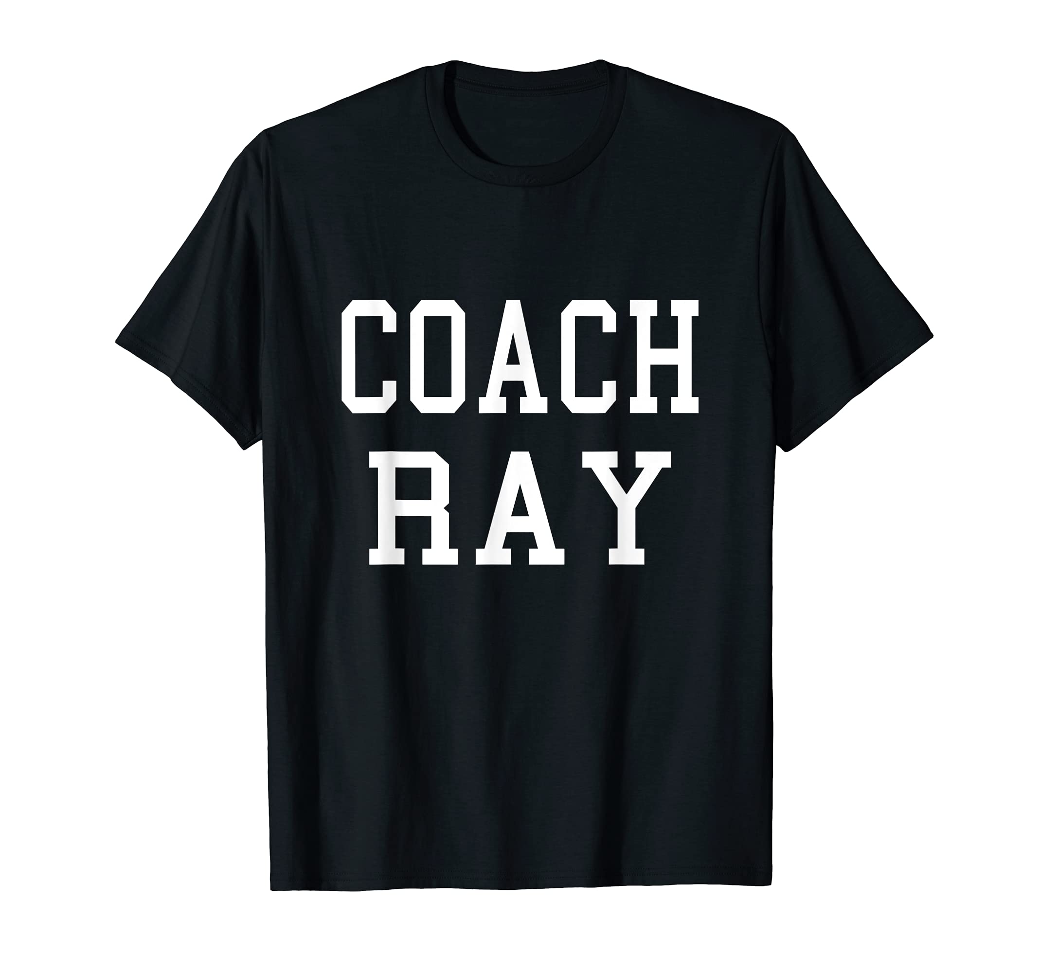 Coach Ray Custom Football Soccer T-Shirt - Minimalist Print for Adults