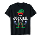Soccer Elf Family Matching Party T-Shirt - Graphic Print Men Women