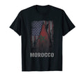 Moorish American Morocco Flag T-Shirt - Fun Novelty Design for Adults