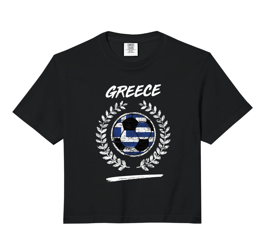 Greece Flag Greek Soccer Team Football Hoodie - Novelty Apparel for Adults