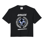 Greece Flag Greek Soccer Team Football Hoodie - Novelty Apparel for Adults