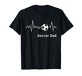Soccer Dad Soccer Dad Heartbeat T-Shirt - Casual Everyday Wear for Adults