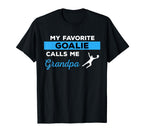 Funny Soccer Grandpa Goalie Sports T-Shirt - Unique Graphic for Adults