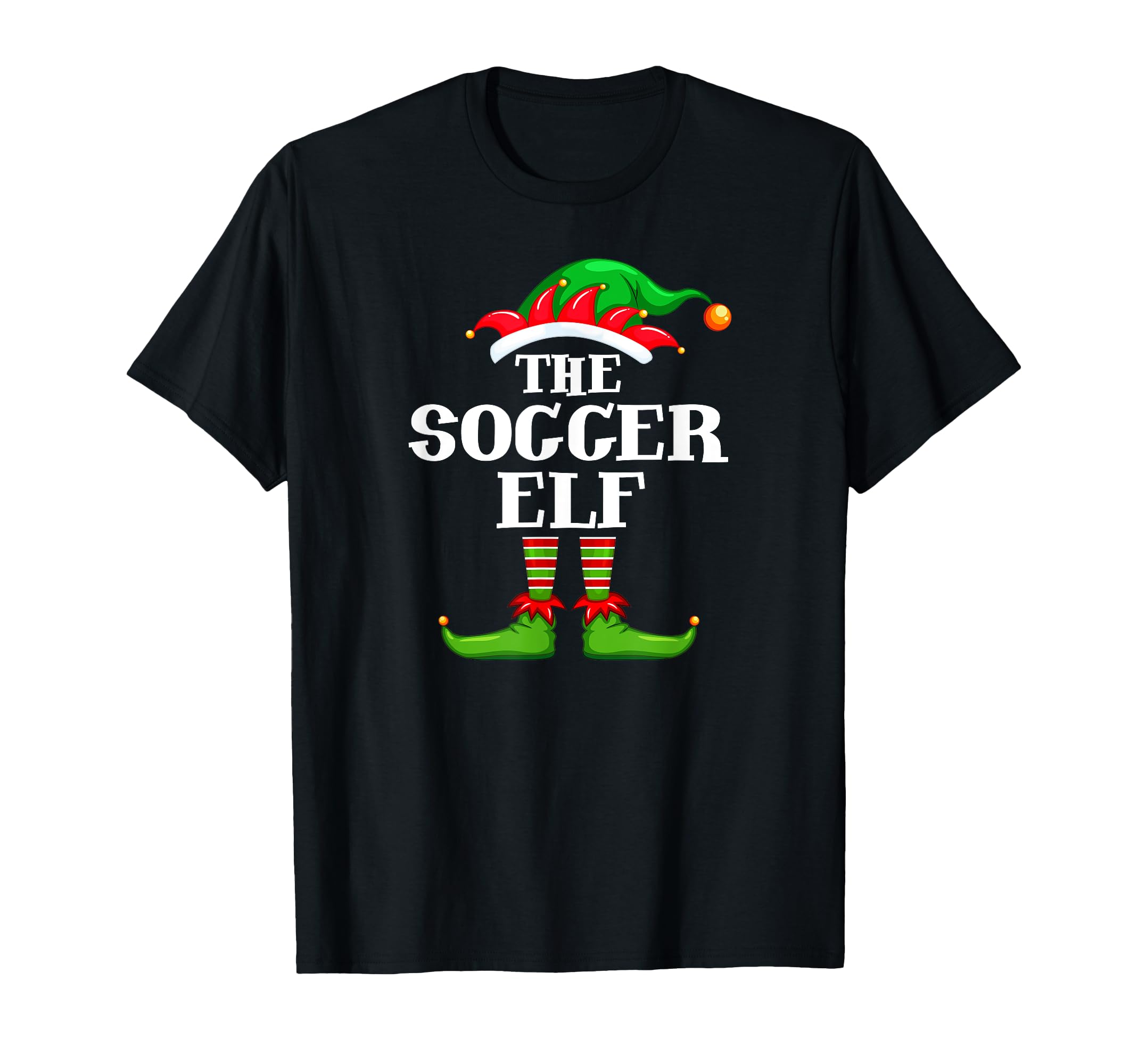 Soccer Elf Matching Family Group T-Shirt - Streetwear Style Men Women