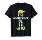 Goalie Elf Soccer Pajama Sport X Mas T-Shirt - Streetwear Style for Adults