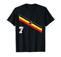 German Soccer Number 7 T-Shirt - Casual Everyday Wear Men Women