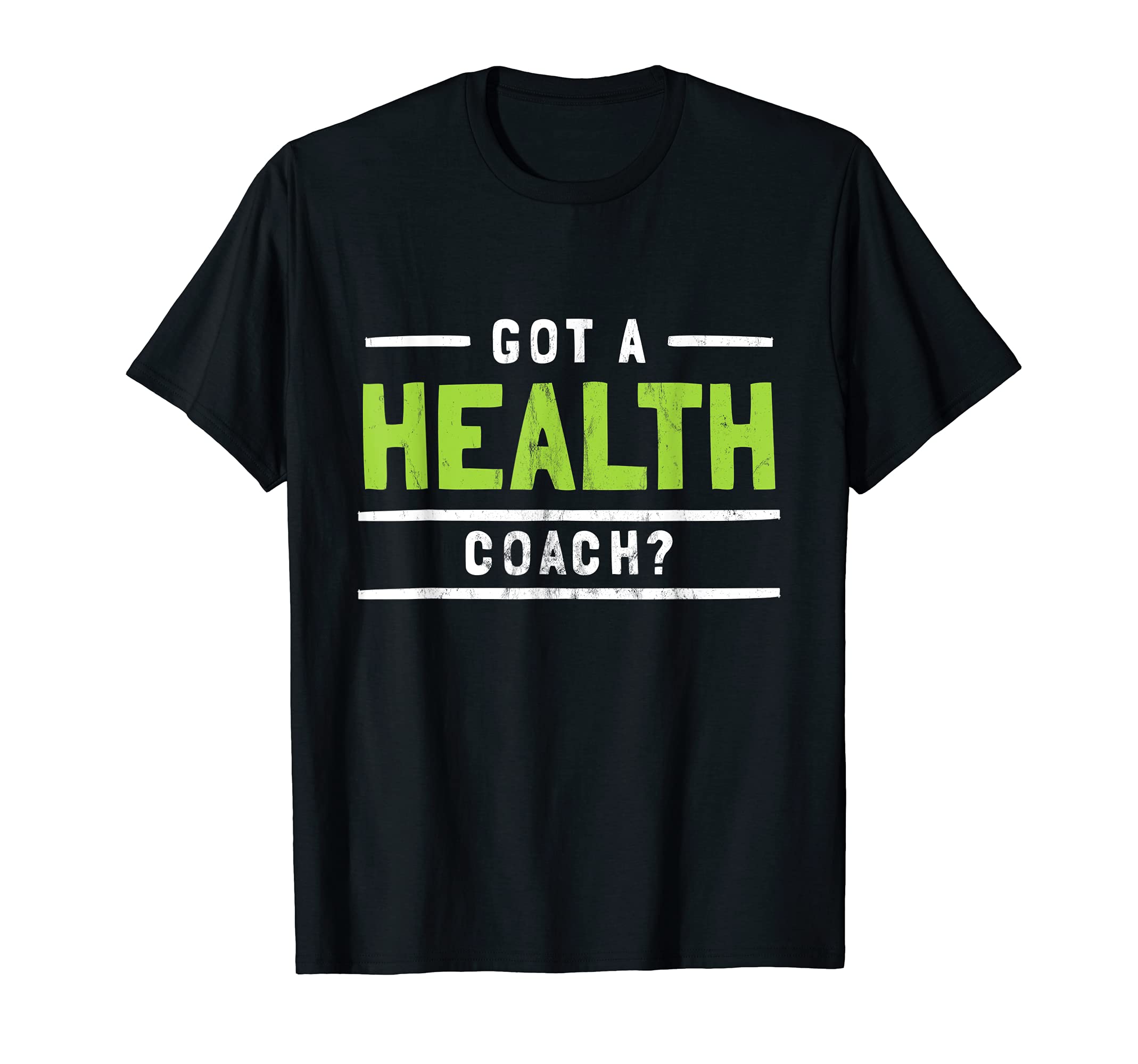 Funny Health Coach Fitness T-Shirt - Minimalist Print Men Women