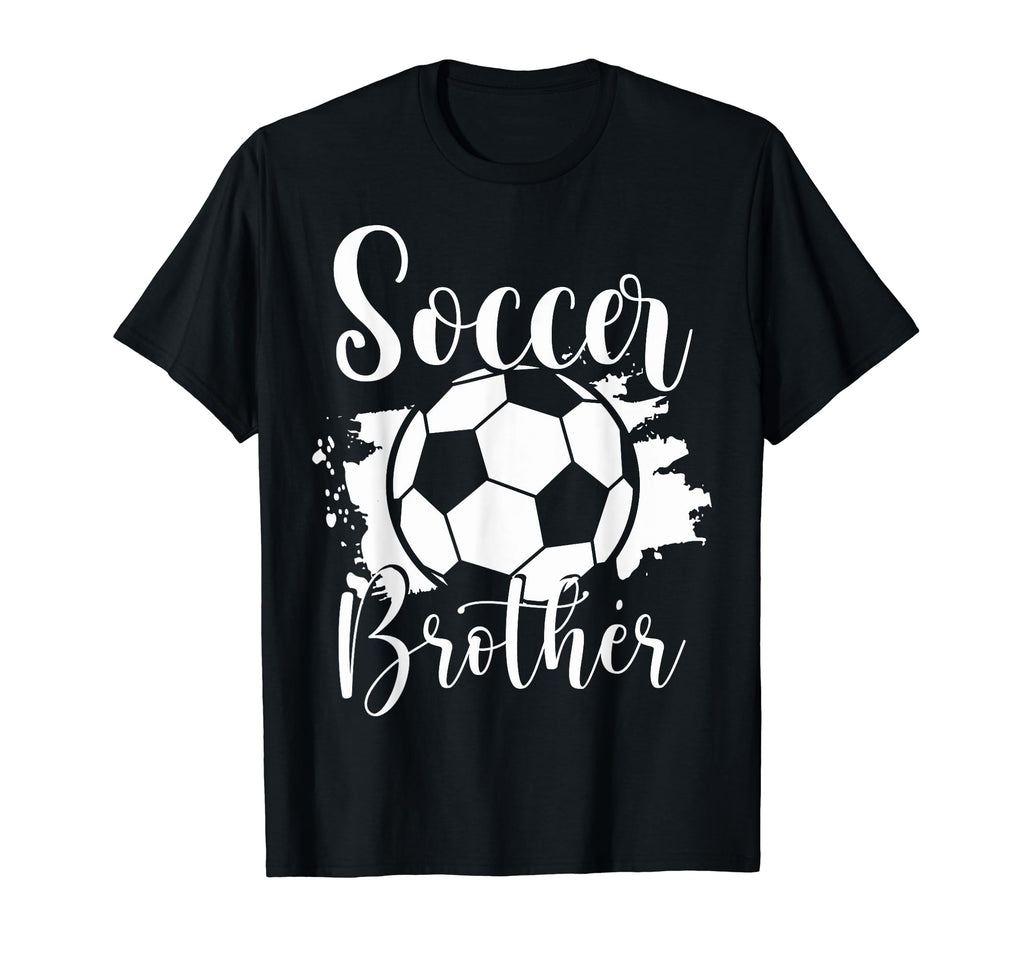 Soccer Players Brother Soccer Family T-Shirt - Novelty Apparel for Adults
