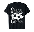 Soccer Players Brother Soccer Family T-Shirt - Novelty Apparel for Adults