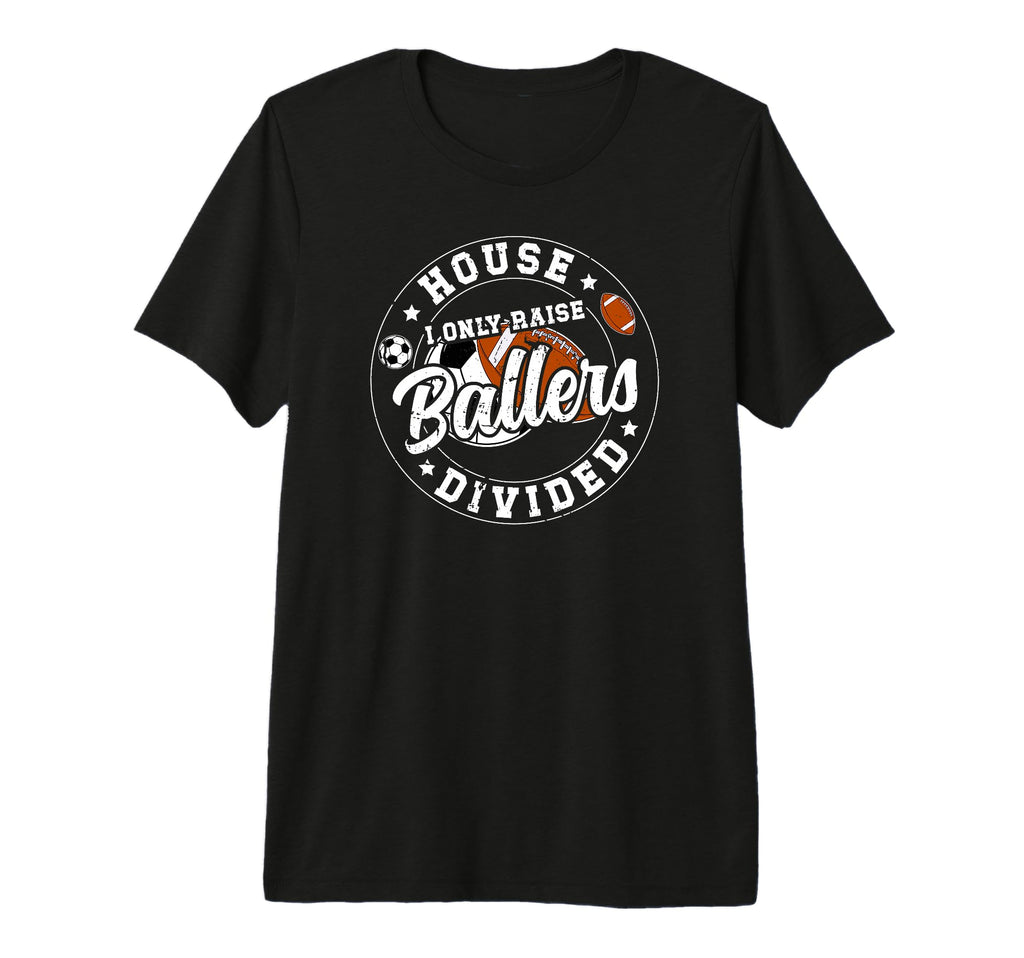 Mens House Divided I Only Raise T-Shirt - Aesthetic Graphic Men Women