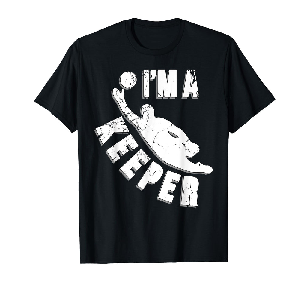Goalkeeper Im Keeper Goalie Gloves T-Shirt - Casual Everyday Wear Unisex