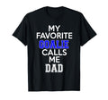 My Favorite Goalie Calls Me Dad Soccer T-Shirt - Graphic Print for Adults