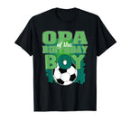 Opa Birthday Soccer Group Family Matching T-Shirt - Unique Graphic Unisex