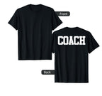 Coach Back Softball Fun Team Coaching T-Shirt - Unique Graphic Men Women