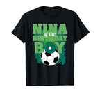 Nina Birthday Soccer Group Family T-Shirt - Aesthetic Graphic Unisex