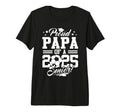 Proud Papa 2025 Senior Graduate Soccer Dad T-Shirt - Trendy Graphic Unisex