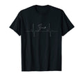 Soccer Ball Heartbeat Soccer Players T-Shirt - Streetwear Style Unisex