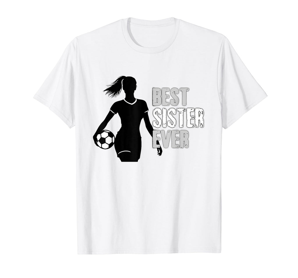 Love Soccer Sister Soccer Sis T-Shirt - Fun Novelty Design for Adults