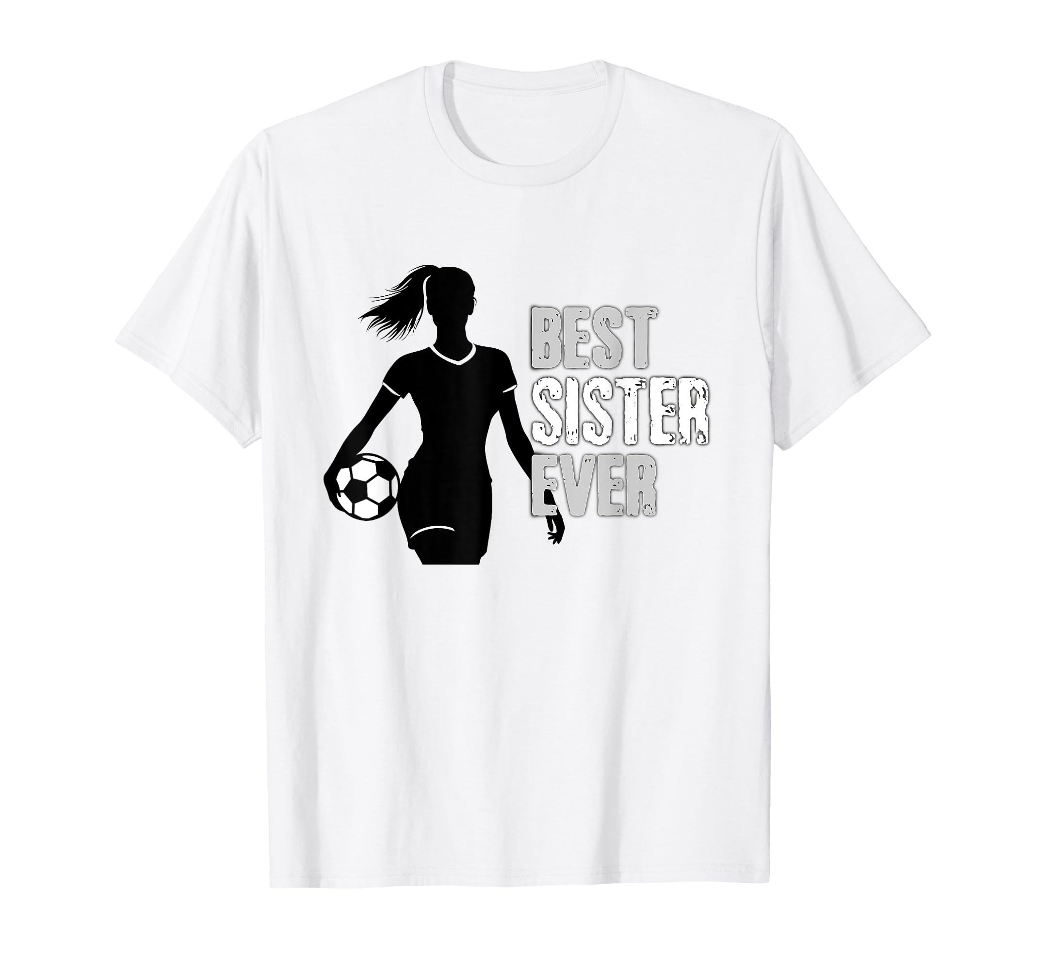 Love Soccer Sister Soccer Sis T-Shirt - Fun Novelty Design for Adults