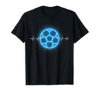 Heartbeat Soccer Dad Exercise Lover T-Shirt - Aesthetic Graphic Unisex