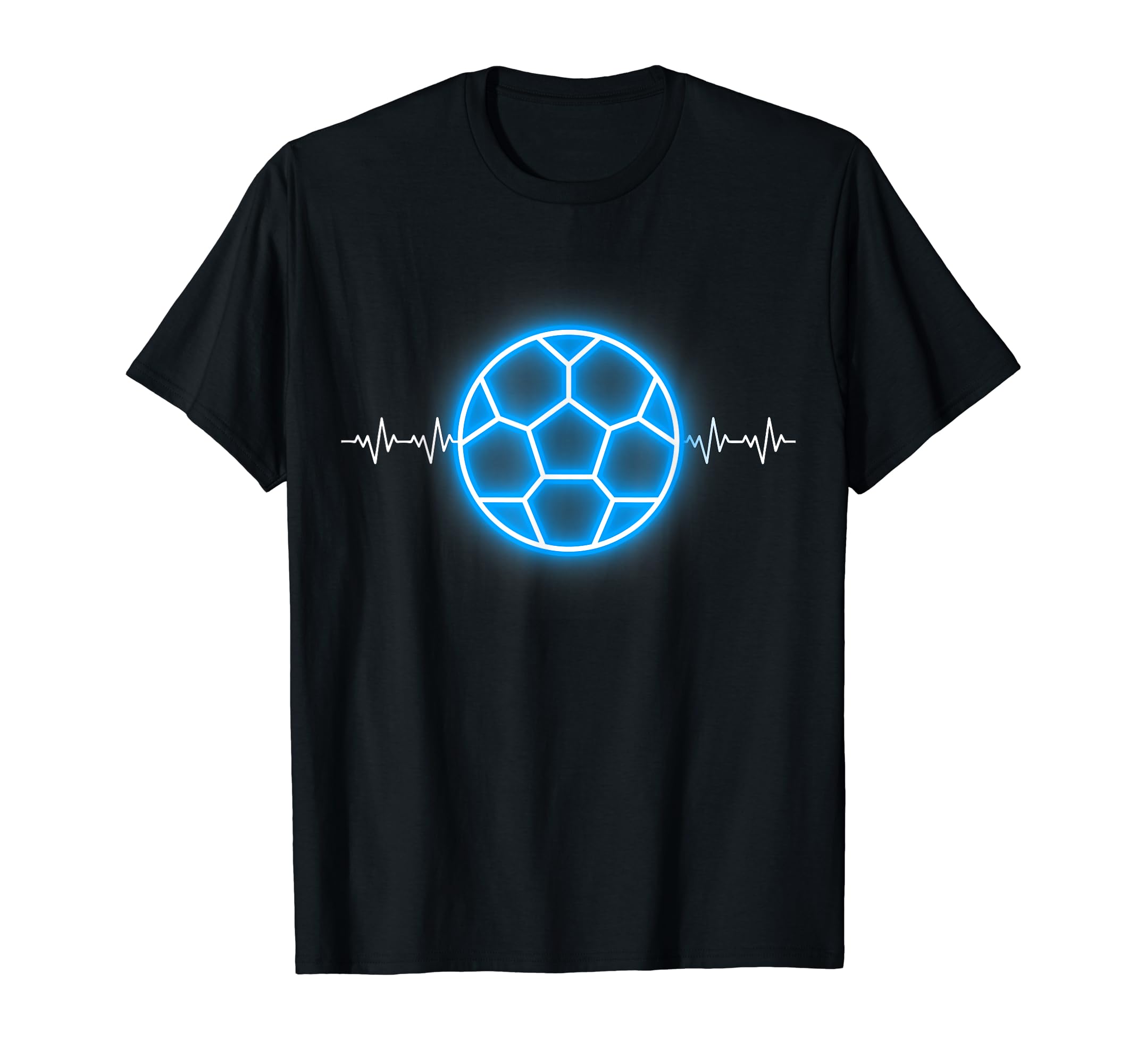 Heartbeat Soccer Dad Exercise Lover T-Shirt - Aesthetic Graphic Unisex